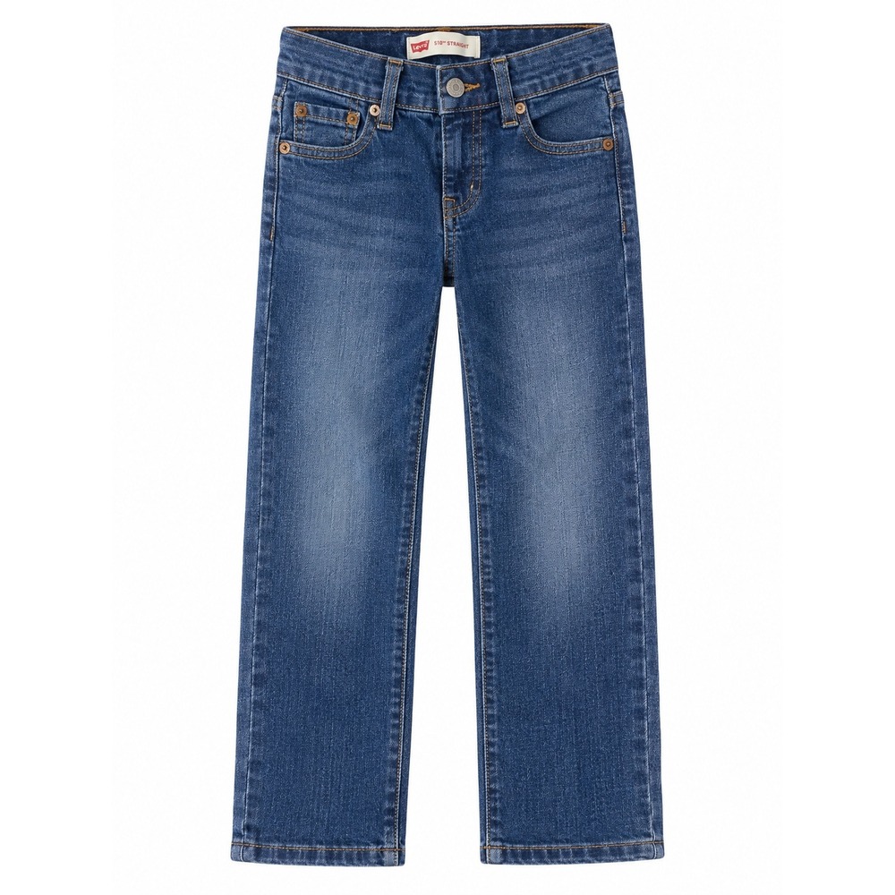 Levis 514 Straight Jeans Boys 10 Regular Blue Good Condition Adjustable Waist